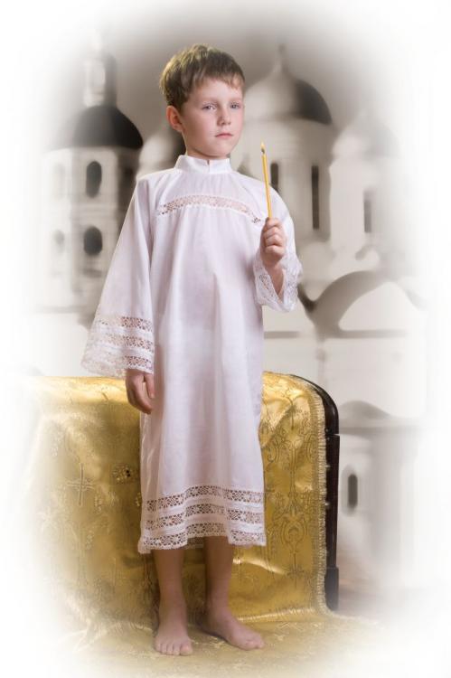 Рубашка крестильная для мальчика