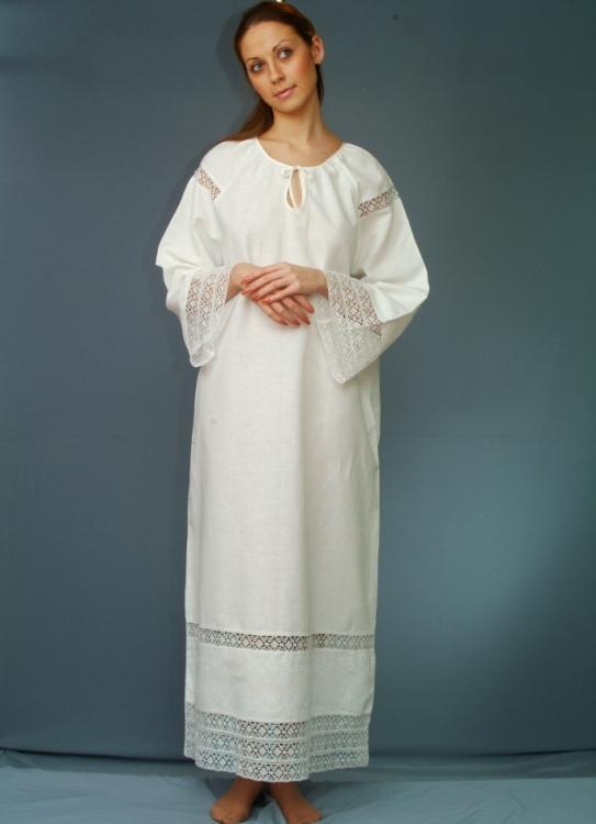 Сорочка крестильная женская
