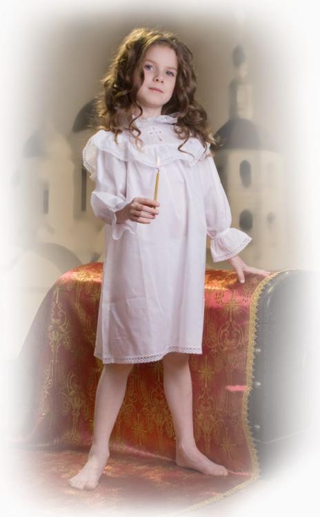 Сорочка крестильная детская